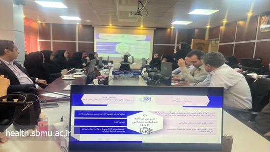 شرکت کنندگان درکارگاه جامع آمادگی و پاسخ نظام شبکه بهداشت در حوادث و بلایا 